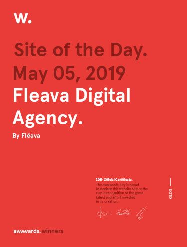 Site of the Day — Fleava Digital Agency