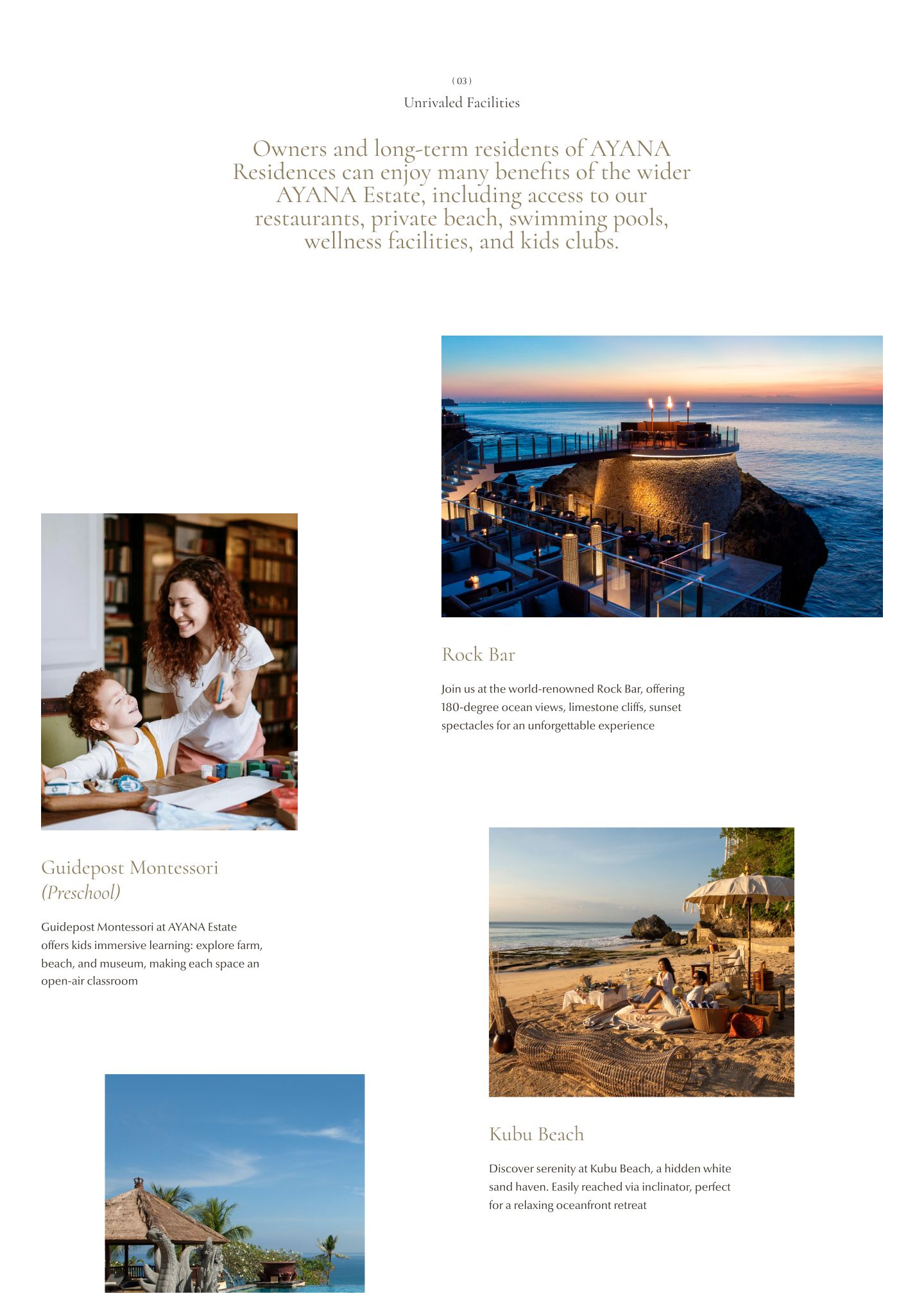 Ayana Residences Website by Fleava - Bali, Jakarta & Singapore Digital Agency