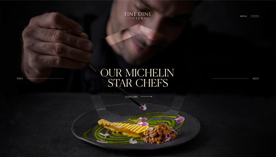 Fine Dine Club Website by Fleava - Bali, Jakarta & Singapore Digital Agency