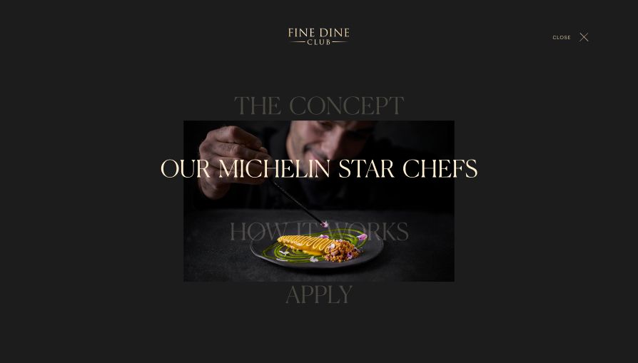 Fine Dine Club Website by Fleava - Bali, Jakarta & Singapore Digital Agency