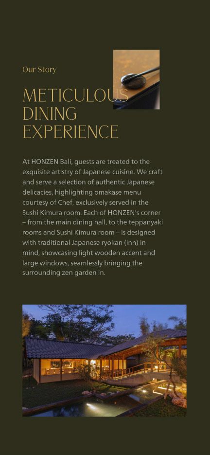 Honzen + Sumizen — Fleava - Bali, Jakarta & Singapore Digital Agency